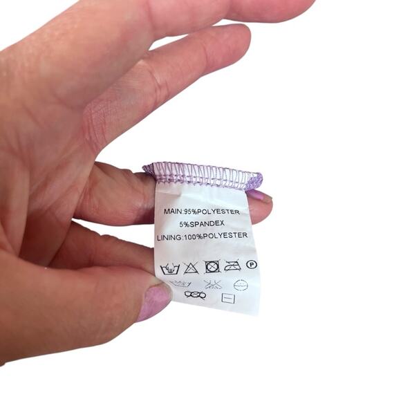 Hello Molly | NWT Taking It Back Midi Dress One Shoulder Strappy Slit Lilac XS - Picture 10 of 13